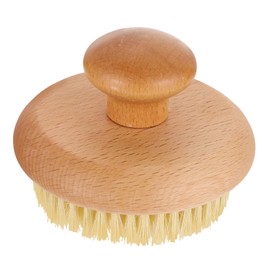 MERRYHAPY Skin Exfoliating Body Brush Wooden Sisal Bath Brush for Deep Cleansing and Relaxation