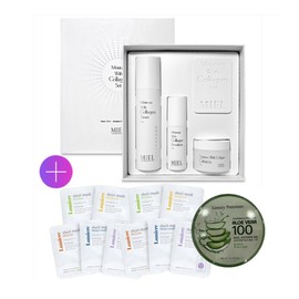 Miel Moisture with Collagen 3-piece set + Lumiere mask pack 10 sheets + Aloe Vera soothing gel 300ml / 미엘 모이스처 위드 콜라겐 3종 세트+루미에르 마스크팩 10매+알로에베라 수딩젤 300ml
