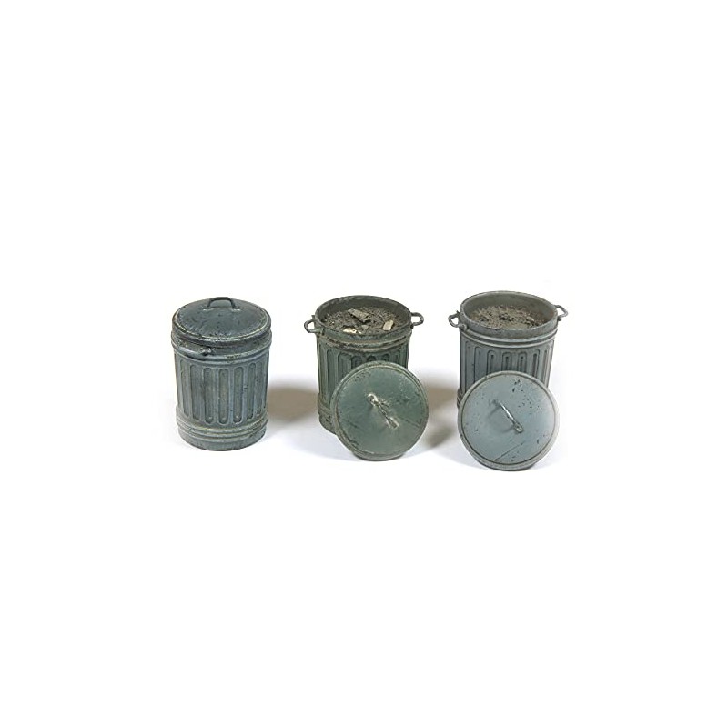Vallejo SC212 1/35 Wheelie Bins Set of 3 Model Kit