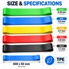 5-Piece Resistance Bands Set for Full-Body Workouts – 5 Resistance