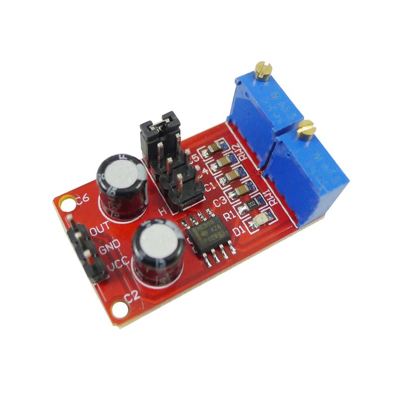 Ferwooh 3PCS NE555 Duty Cycle Frequency Adjustable Square Wave Signal