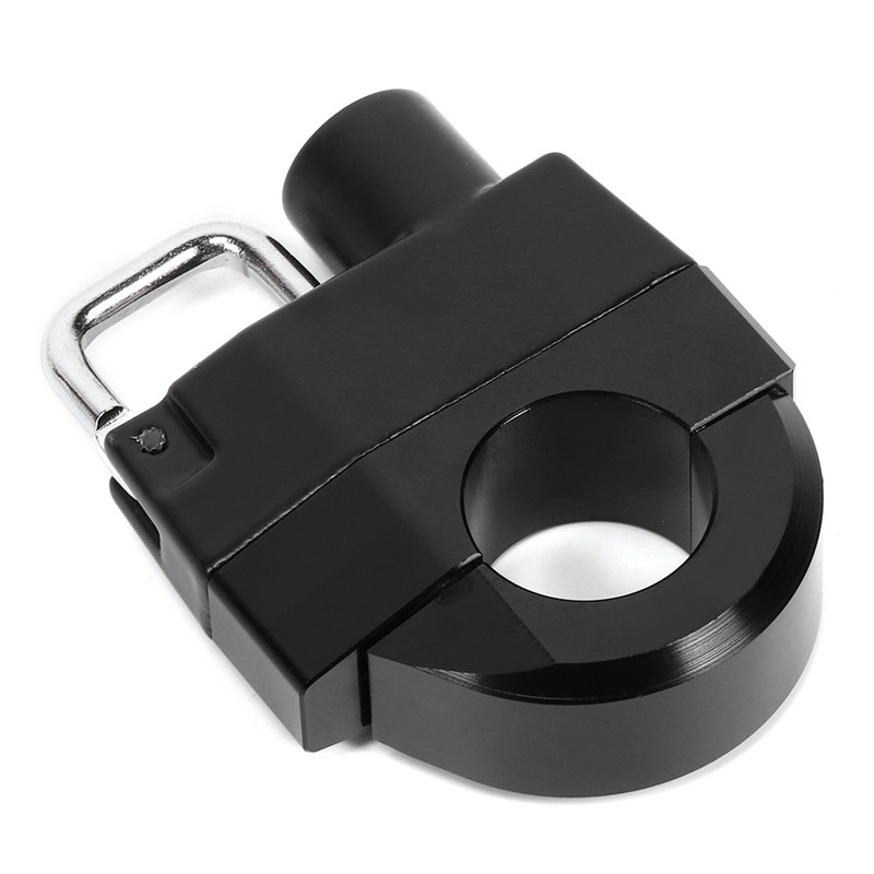 25mm 1in Motorcycle Handlebars Helmet Lock Anti Theft Security Padlock