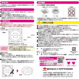 TOYO ALUMINIUM Dust Remover, White, 5 Pieces, Just Stick! Dust Removal Filter for Ventilation Fans, Set of 5