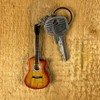 FTWDesign Acoustic Guitar Keyring, light brown