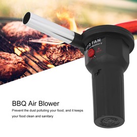 Outdoor Cooking BBQ Fan Air Blower, Bbq Air Blower Fire Bellows Charcoal Blower Portable Barbecue Electric Fan Mini with USB Cable for Grill Picnic Hiking Camping Stove Fireplace Chimney Charcoal