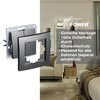 McPower Flair Series Switch, 2-Way, 250 V~/10 A, Flush-Mounted Light
