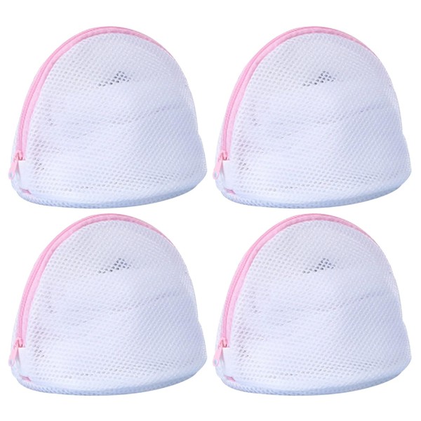 Pack of 4 Bra Laundry Net, Semicircular Washing Machine Bag
