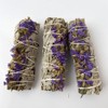 Wholesale Purple Sinuata and White Sage Smudge Sticks, 4", 50