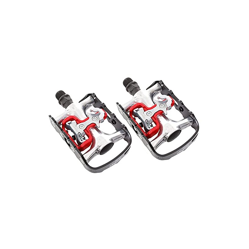 Wellgo 51619 - Set of Trekking Pedals with Cleats (Aluminium)