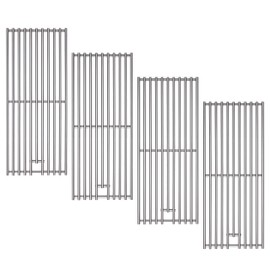 4 Pack High Process Electrolysis Heavy Duty 5/16" Rod BBQ Grill Grates Replacement Parts for Blaze Grill 3, 4, 5 Burner Blaze Grill Models,Fits For RCS Summerset Sizzler Grill Grates,18 x 7-3/8