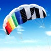 Harilla Line Kite Einstiegsniveau Großer Parafoil Drachen für Park Outdoor
