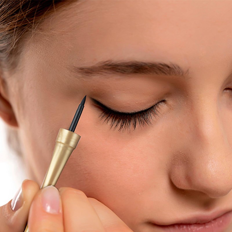 Zermat, Black Eyeliner Liquid, Eleganzza Reflex, 0.10 Fl. Oz.