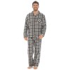 GM Apparel Men’s Traditional Brushed Flannel Comfy Pyjamas Set –