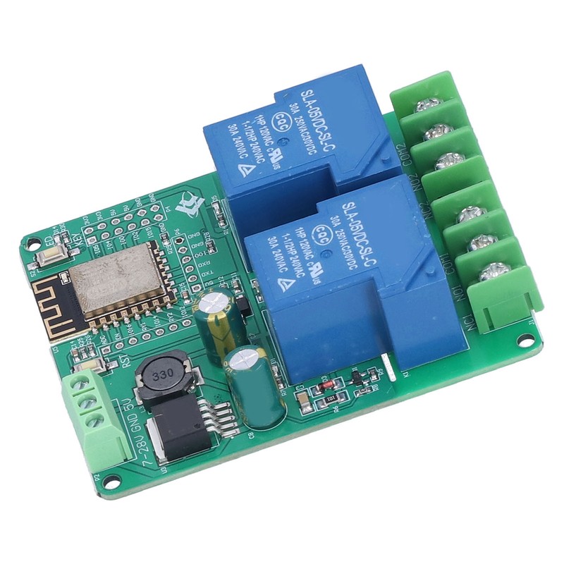 2 Channel Relay Module WIFI 30A ESP8266 Development Board Switch