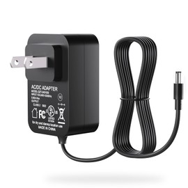 12V Power Cord for BCHARYA,Pet Zone,Meowant,PetSnowy Popur Self Cleaning Cat Litter Box Charger Replacement for BCHARYA Automatic Self-Cleaning Power Adapter ETL Listed (Black)