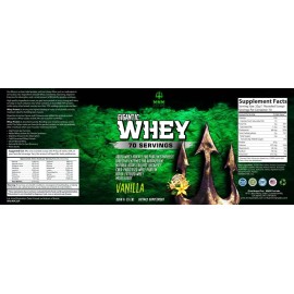 MNM ProLabs 5lb GIGANTIC-WHEY Protein Vanilla