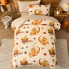 Cottolester Twin Size Comforter Thanksgiving Comforters for Boys&Girls