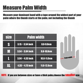 Cierto Motorcycle Gloves for Men and Women | Touch Screen Hard Knuckle Gloves | Breathable & Anti-Slip Gloves with Adjustable Wrist for Motorcycling/ATV/Motocross