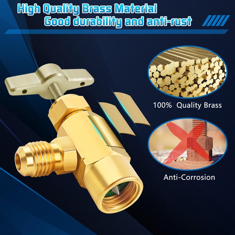 R1234YF Can Tap, R1234YF Self-Sealing and Puncture Style Refrigerant Can
