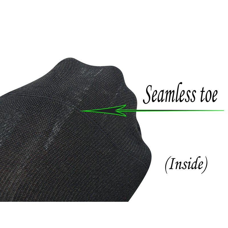 Yomandamor 6 Pairs Men's Bamboo Seamless Non-binding Ankle Socks, 10-13