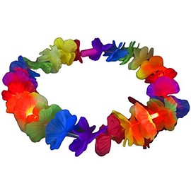 Light Up Hawaiian Lei LED Necklace - The Glowhouse