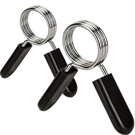C.P. Sports Pair of Spring Locks, Dumbbell Clasps, 25 mm, 28 mm, 30 mm, 50 mm Diameter, Spring Clasps, Spring Clip for Barbell Bars