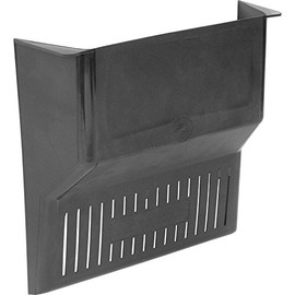 O' SO EEZY Pack of 2 (TWO) Easy-Fit Leaf and Snow Stopper Rear Strengthened "Cut to fit" Drain Tidy - Black - DESIGN UPGRADED NOW BETTER RUNOFF