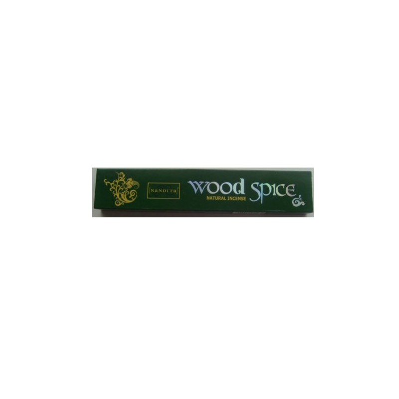 Box Of 12 Natural Incense Sticks Nandita Indian Wood Spice