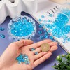 Boutigem 500Pcs Mixed Shape Transparent Acrylic Beads Faceted Round Cube