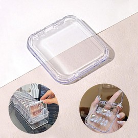 Nail Art Transparent Acrylic Nail Tip Display Frame Case - Nail Frame-37 / 네일 아트 투명 아크릴 네일팁 디스플레이 액자 케이스 - 네일액자-37