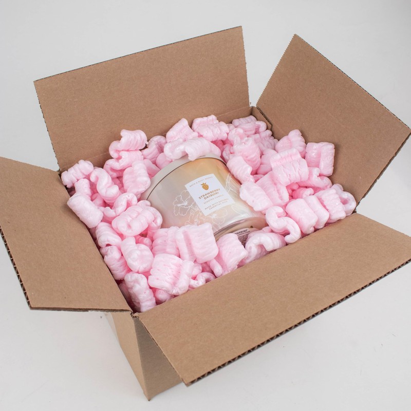 Magicwater Supply - .5 Cu Ft - Pink Packing Peanuts