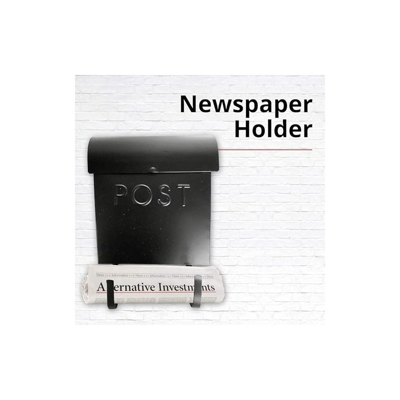NACH. Buzón de correo con soporte para periódico., MB-44765