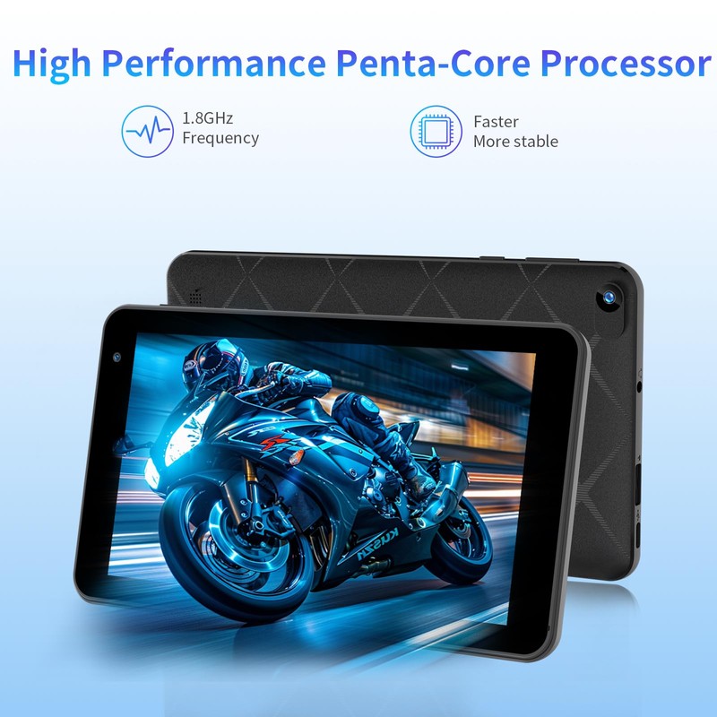 VASOUN Android 15 Tablet 7 inch 2025, 8GB（3GB+5GB Expand） RAM