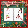 ZABARE 12 x Christmas Gel Pens, 12 x Sticky Notes