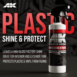 Advanced Kotings Plastic Shine & Protect Spray | Plastic & Vinyl UV Protection, High Gloss Shine, Resists Dirt & Dust for ATVs, UTVs, Trucks, Dirt Bikes | 16oz Spray - 2 Pack (Set of 2)