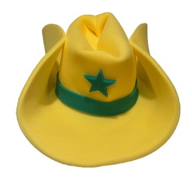 Clown Antics Super Size 50 Gallon Cowboy Hats - Yellow (28")