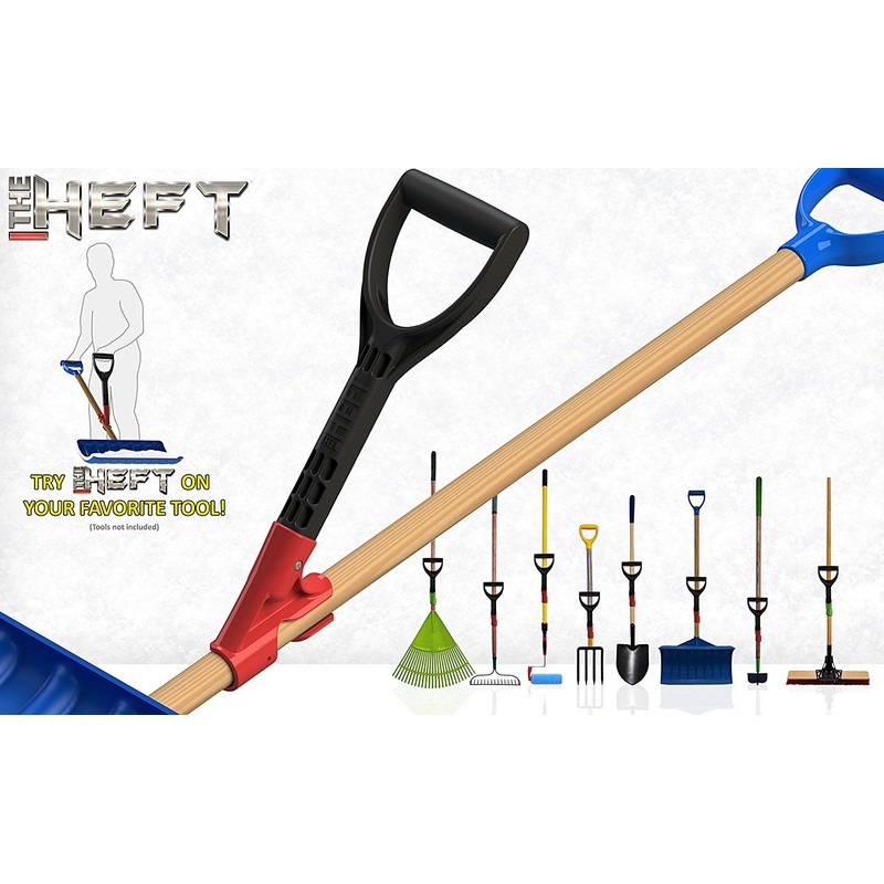The HEFT Plus Secondary Back Saver Handle for Snow Shovels
