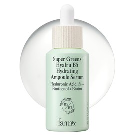 Farm Rx Suero Hidratante Super Greens Hyaluronic Acid (Última Versión) - Cuidado De La Piel Coreano, Ligero, Hidratación Durante Todo El Día. Ácido...