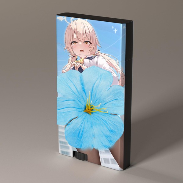 BOLYING Anime Girl Windproof Flame Adjustable Lighter,Cool,Jet Torch Flame Lighters,Butane