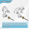 Ebrmeiwo 1198 Push Button Diverter, Shower Valve Repair Tool, 3IN