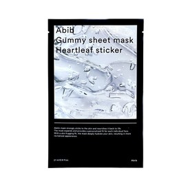 Abib Gumstick Sheet Mask Houttuynia Cordata Sticker 27ml 1 Sheet / Circle / 아비브 껌딱지 시트 마스크 어성초 스티커 27ml 1매  써클