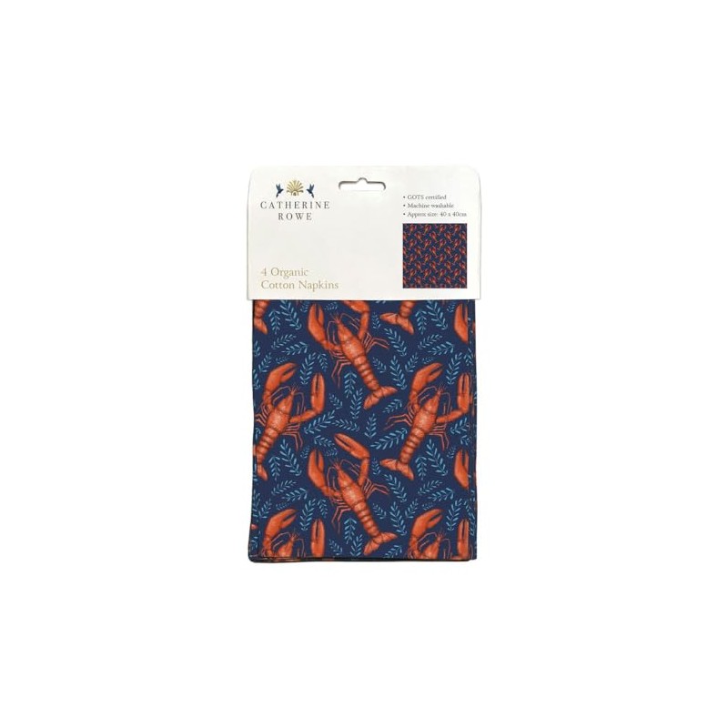 Cloth Napkins - Set of 4 - Organic Cotton -