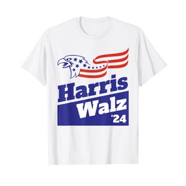 Harris Walz 2024 Election Campaign Political Merchandise T-Shirt