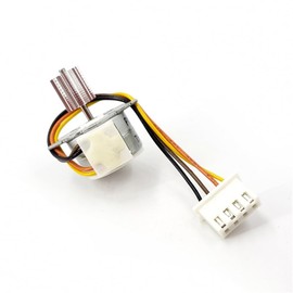 PM15S Mini 15mm Stepper Motor 2-Phase 4-Wire with 12T Aluminum Gear for DIY Digital Products and Camera Parts