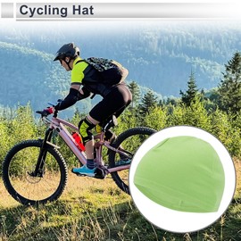 HEROFFIX Cycling Hat Keep Warm Hard Hat Liner Desmooth Fabric Light Green 25.5x18cm 1 Pcs