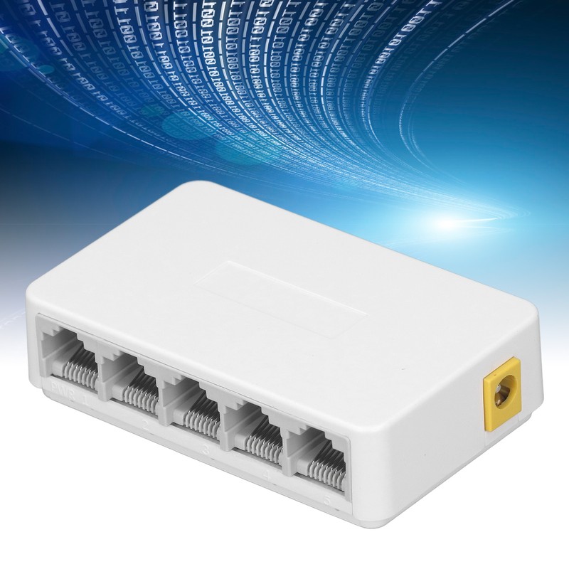 Ethernet Network Switch 5 Ports Ethernet Splitter 1.0Gbps Network Switch