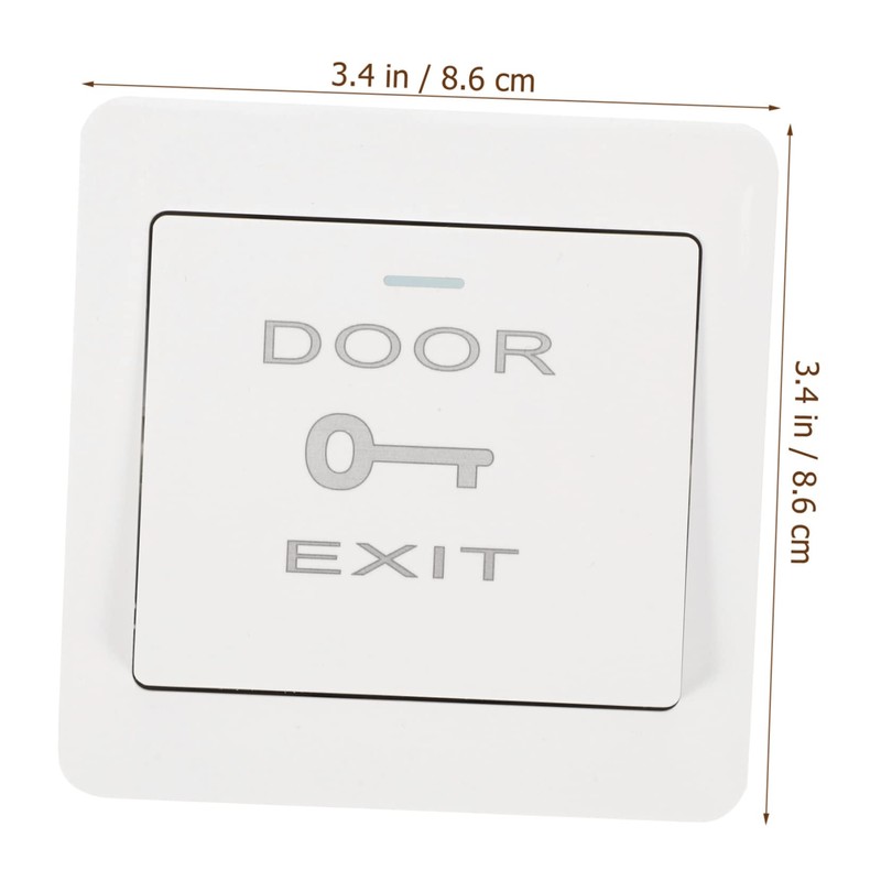 CORHAD Security Door Access Cover 2-Piece Push to Exit Button