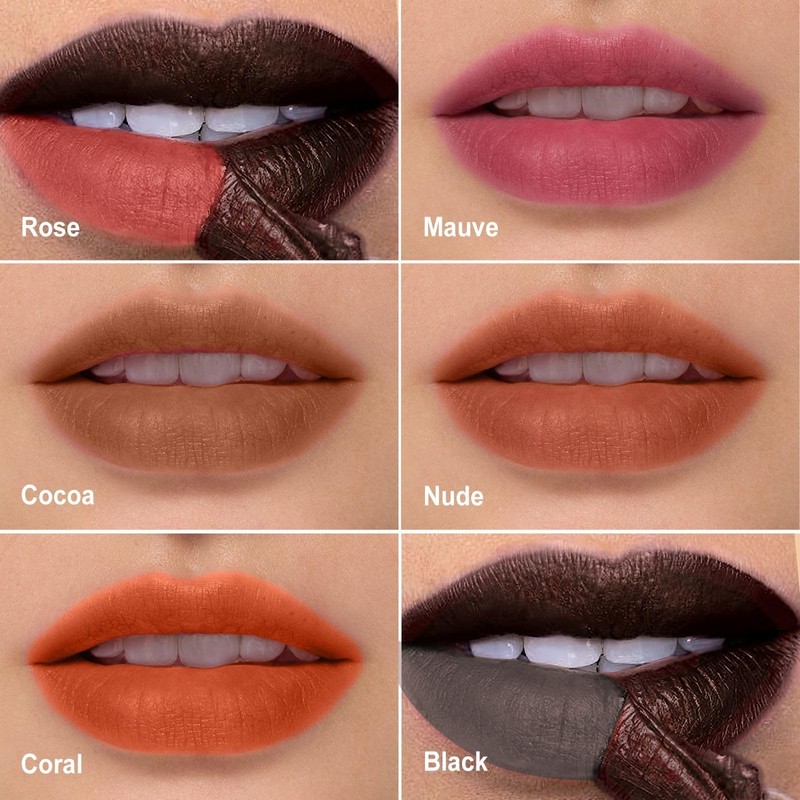 OETUIOW Lip Stain Peel Off, Waterproof Lip Liner with Plumping