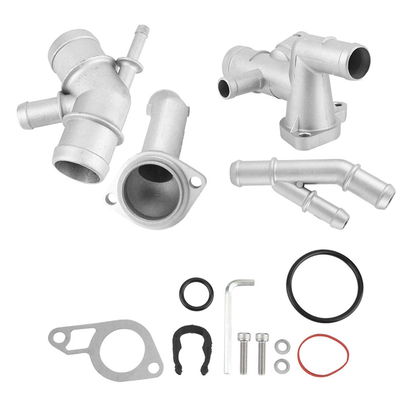 Cast Aluminum Thermostat Housing Water Pipe CNC for MK4 1.8T