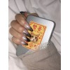 [Lettering Nail High Quality] Noir Grace Nail Tips - Almond